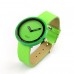 Women Quartz colourful leather watch