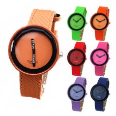 Women Quartz colourful leather watch